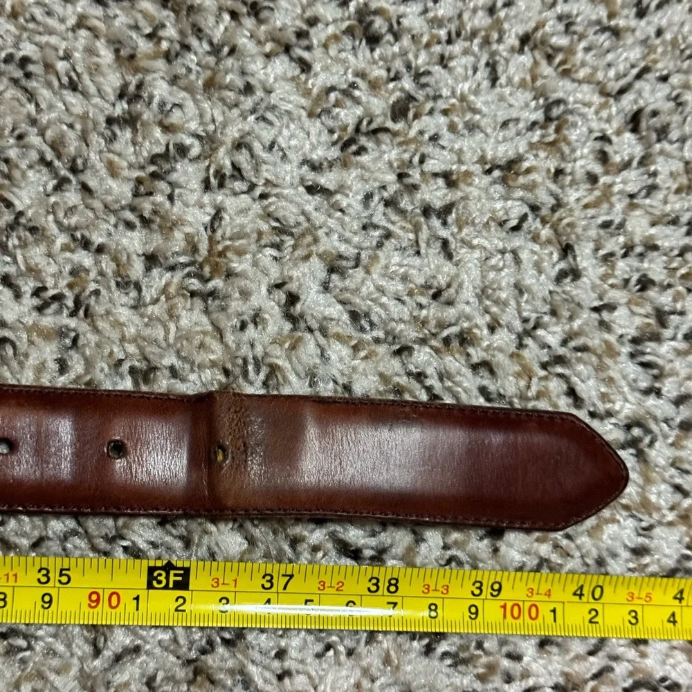 Vintage Coach Brown Leather Belt 36/90 Men’s
